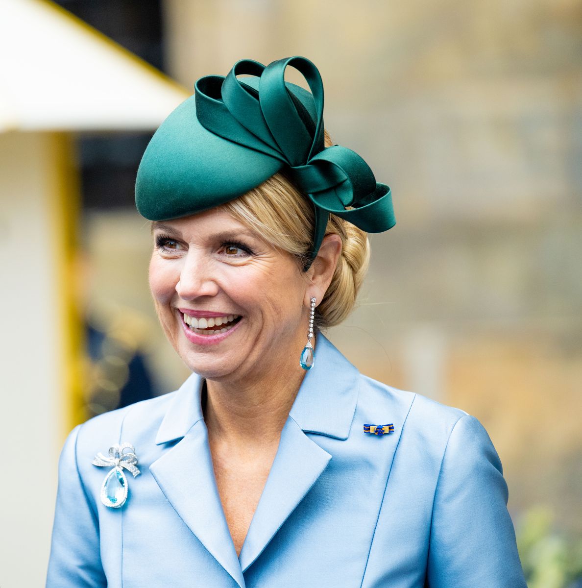 Princess Amalia also wore these earrings on King’s Day in 2021.