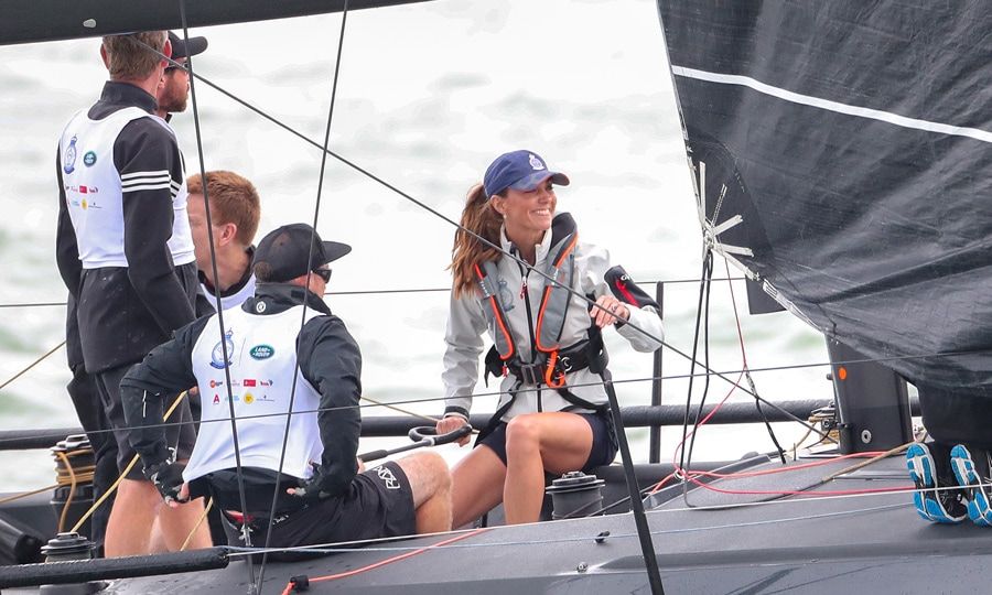 Kate Middleton wears shorts