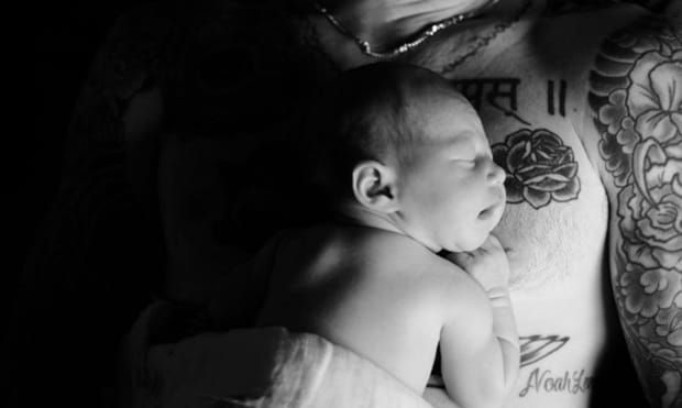 Adam admitted that being a parent is "a beautiful experience."
Photo: Instagram/@behatiprinsloo