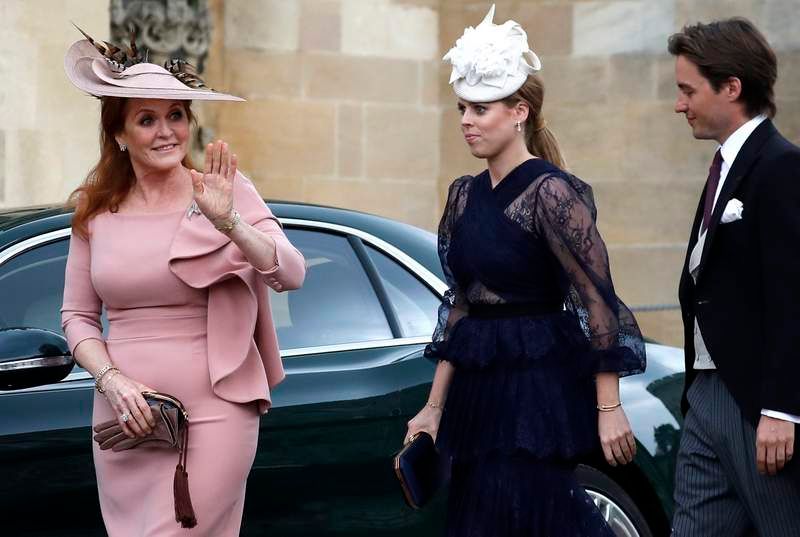 sarah ferguson princess beatrice lady gabriella wedding a