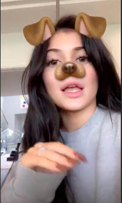 kylie jenner engagement ring maybe