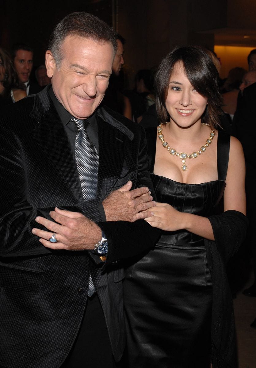 Robin and Zelda during the Hollywood Film Festival 2006