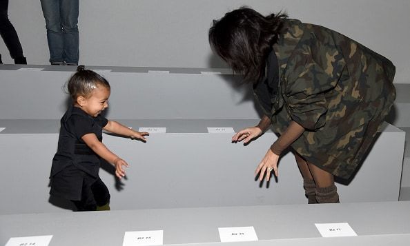 North got to run around before the show.
Photo: Getty Images