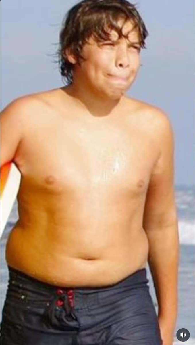 Joseph's introduction to fitness was the swim team