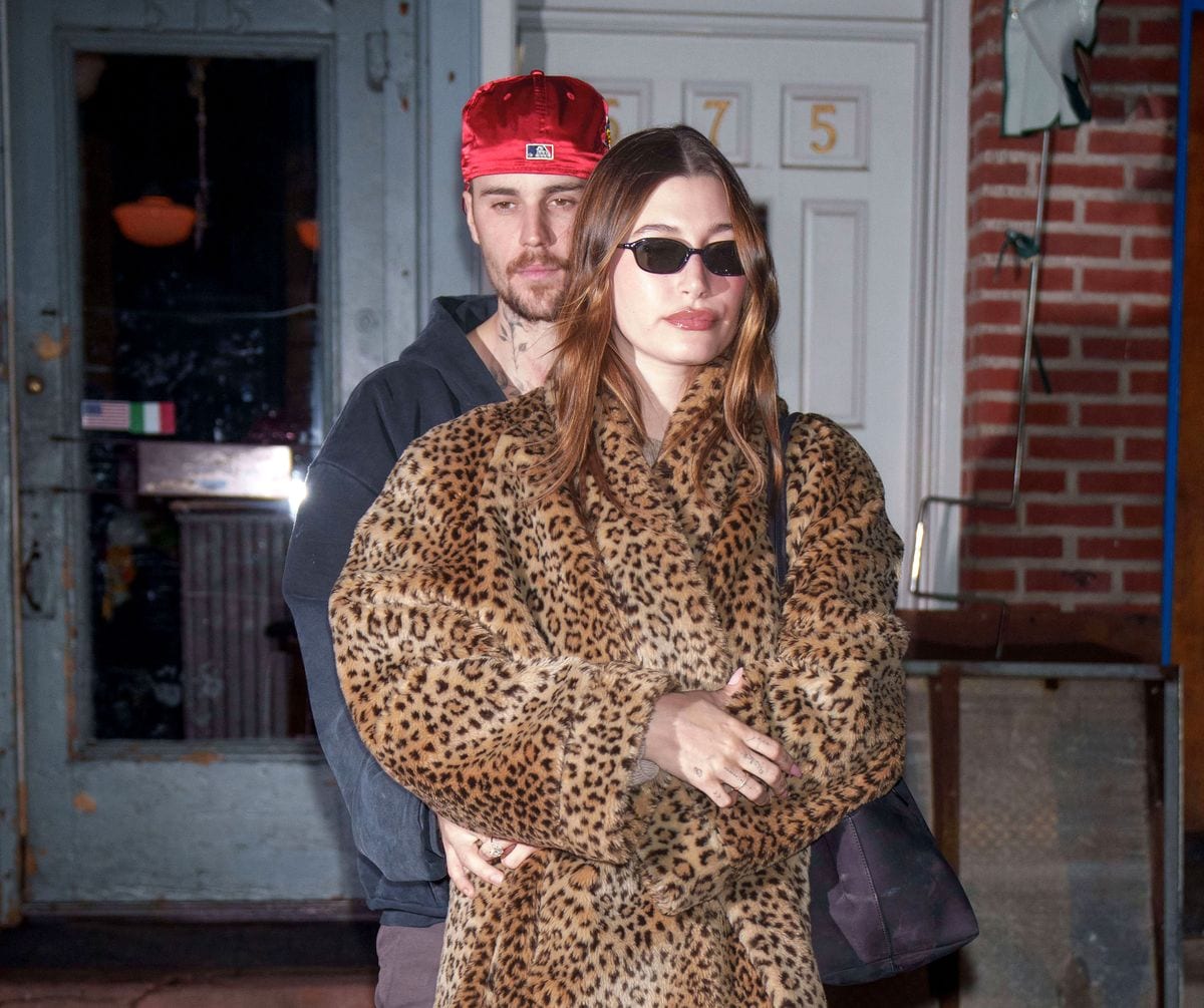 Justin Bieber and Hailey Bieber are seen on February 06, 2025 in New York City.  (Photo by XNY/Star Max/GC Images)