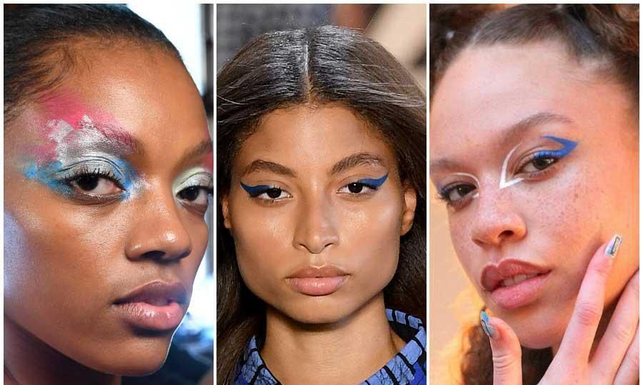 NYFW Beauty Trends 2020 blue trend
