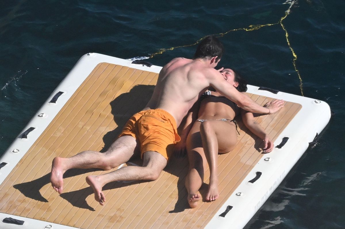 Dua Lipa and Callum Turner 