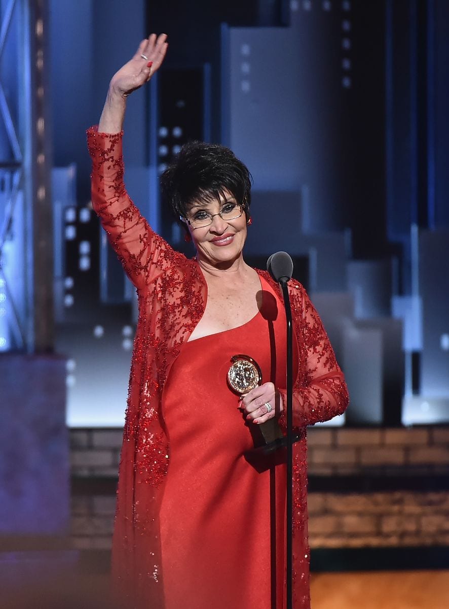 Chita Rivera accepts the Special Tony Awards for Lifetime Achievement 