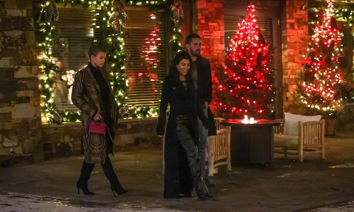 Kourtney Kardashian, Sofia Richie, Scott Disick