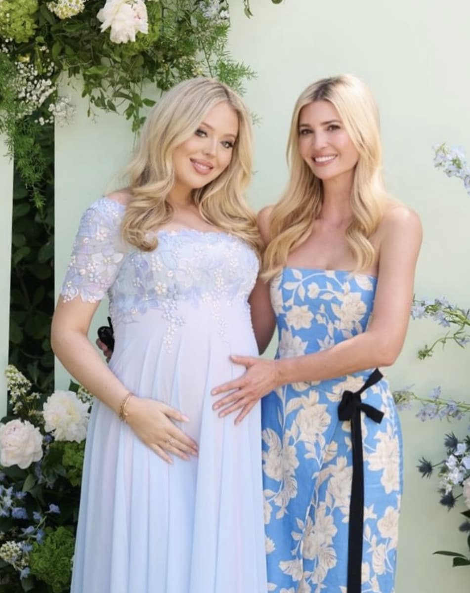 Ivanka and Tiffany Trump at Tiffany's baby shower