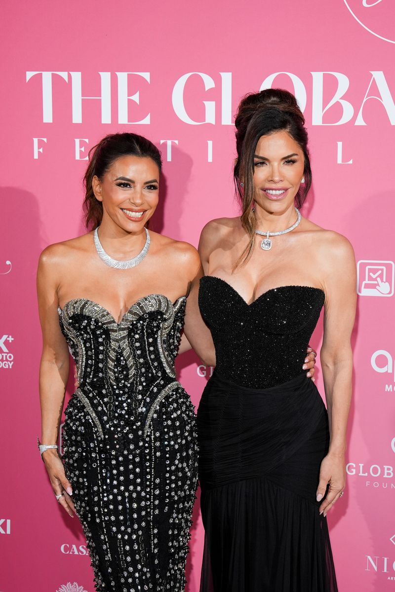 Eva Longoria and Lauren SÃ¡nchez attend the Global Gift Gala at the 78th annual Cannes Film Festival on May 19, 2025 