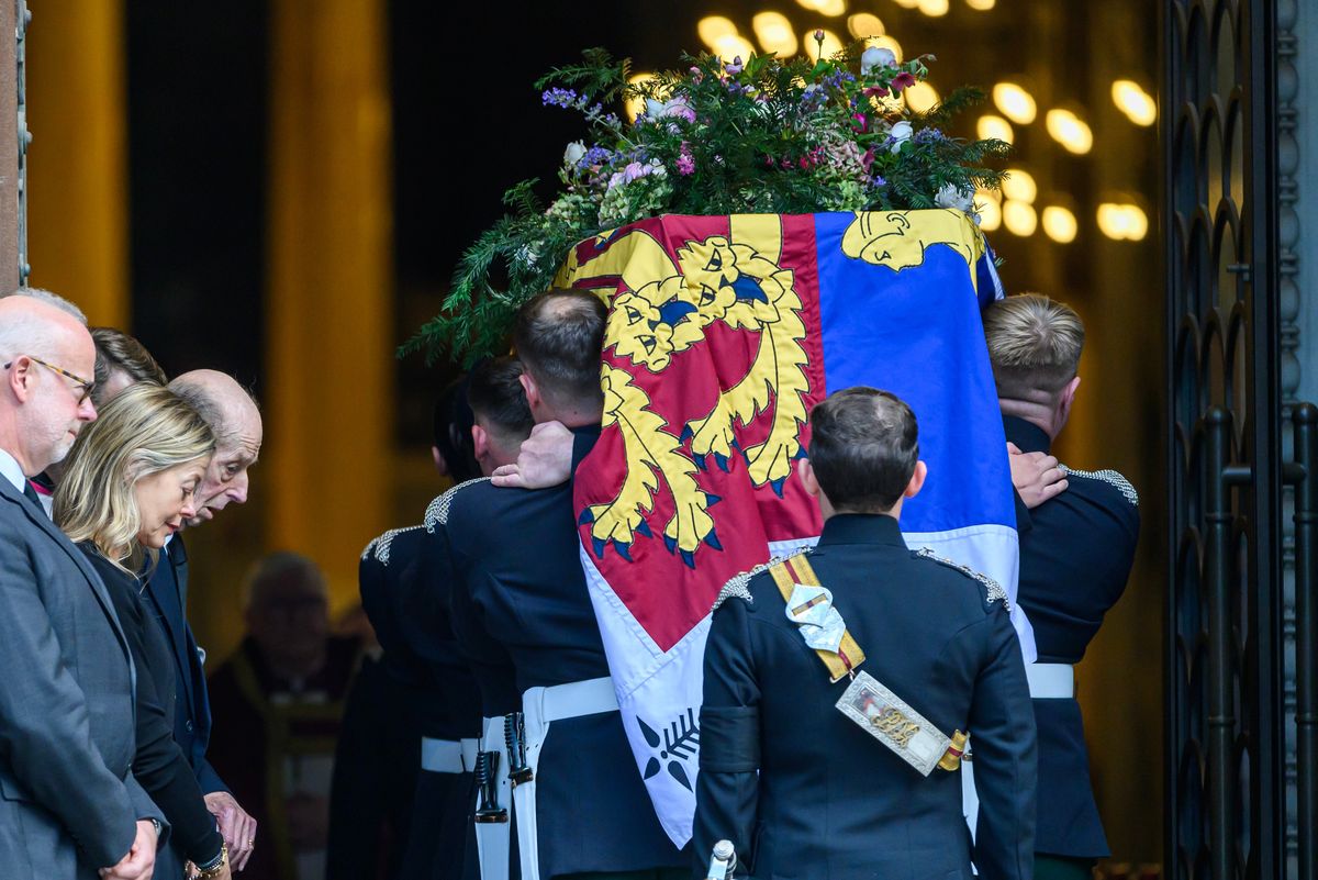 Private Vigil ahead of the State funeral of the Duchess of Kent at Westminster Abbey, London, UK - 15 Sep 2025