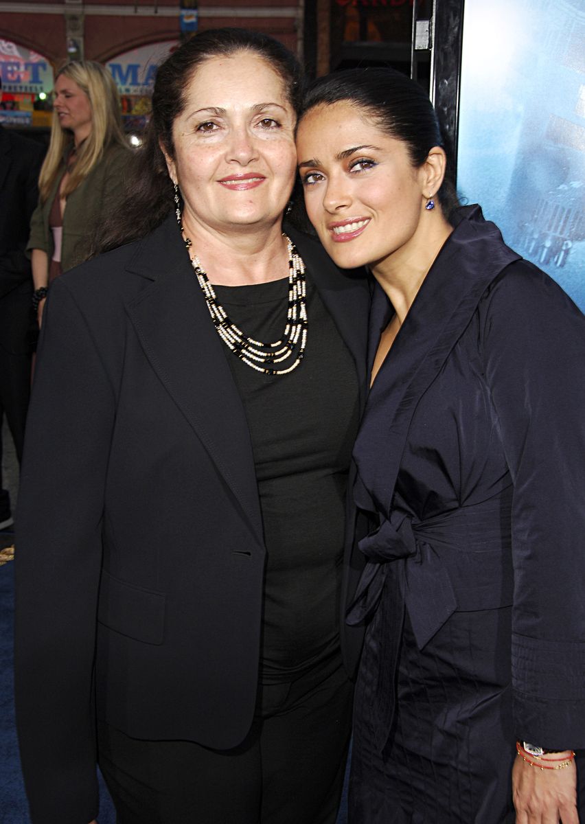 Salma Hayek and mom during "Poseidon" Los Angeles Premiere