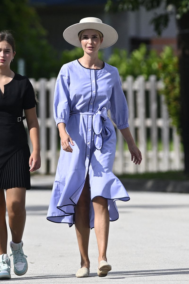 Ivanka Trump going to the synagogue in Miami
