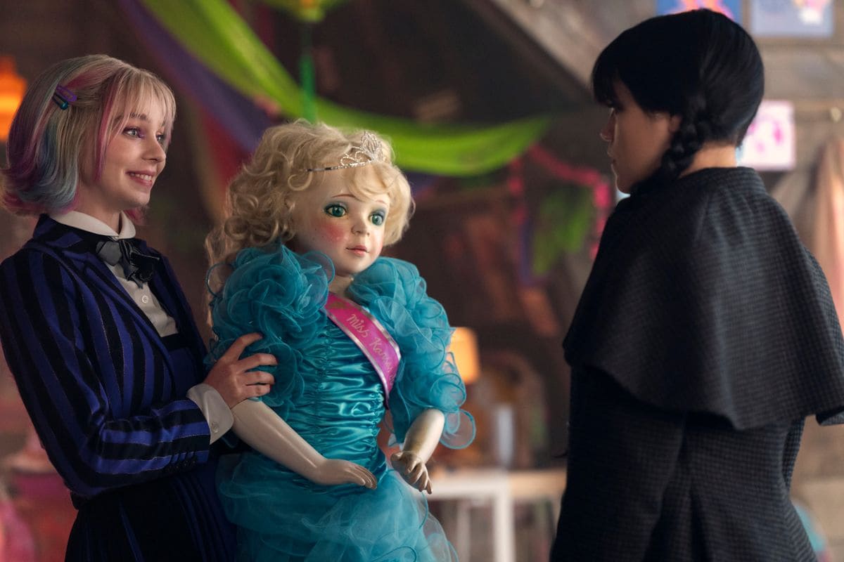 Emma Myers is back as Enid Sinclair, Wednesday's chipper roommate