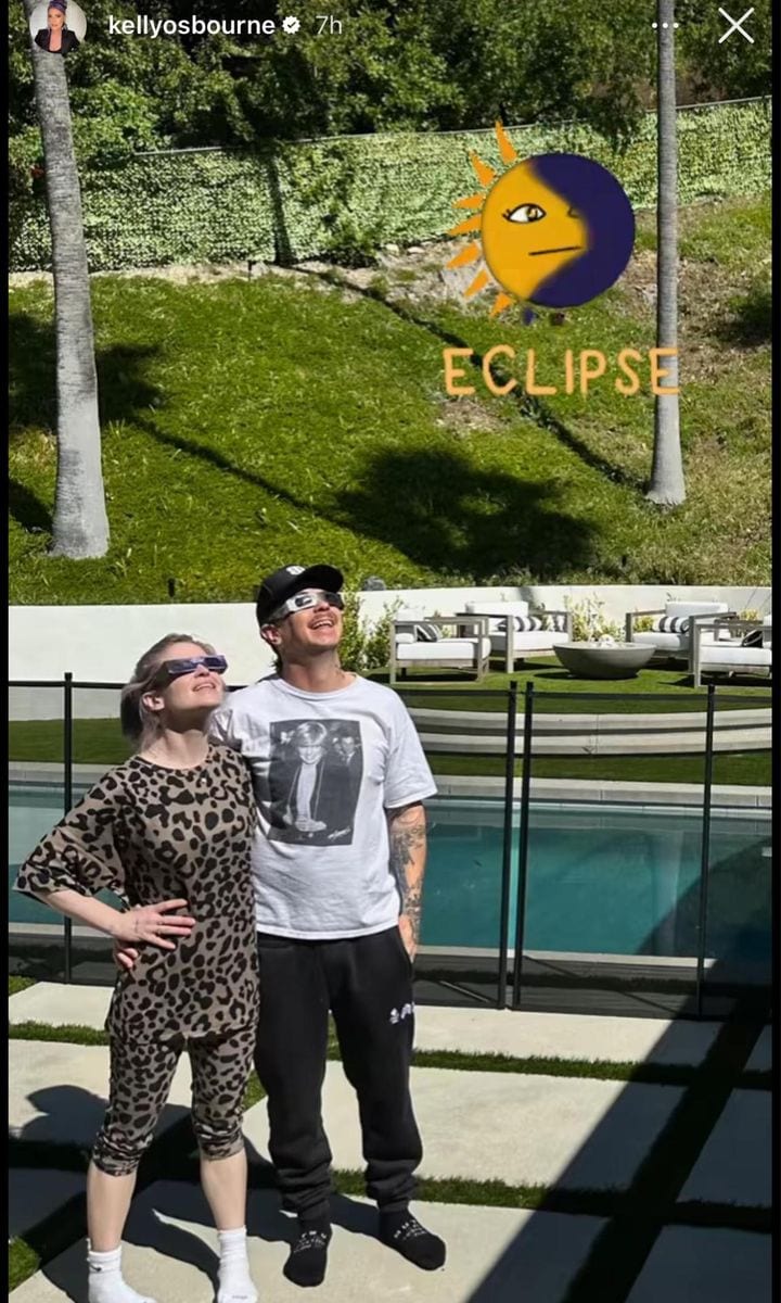 Celebrities who took in the solar eclipse