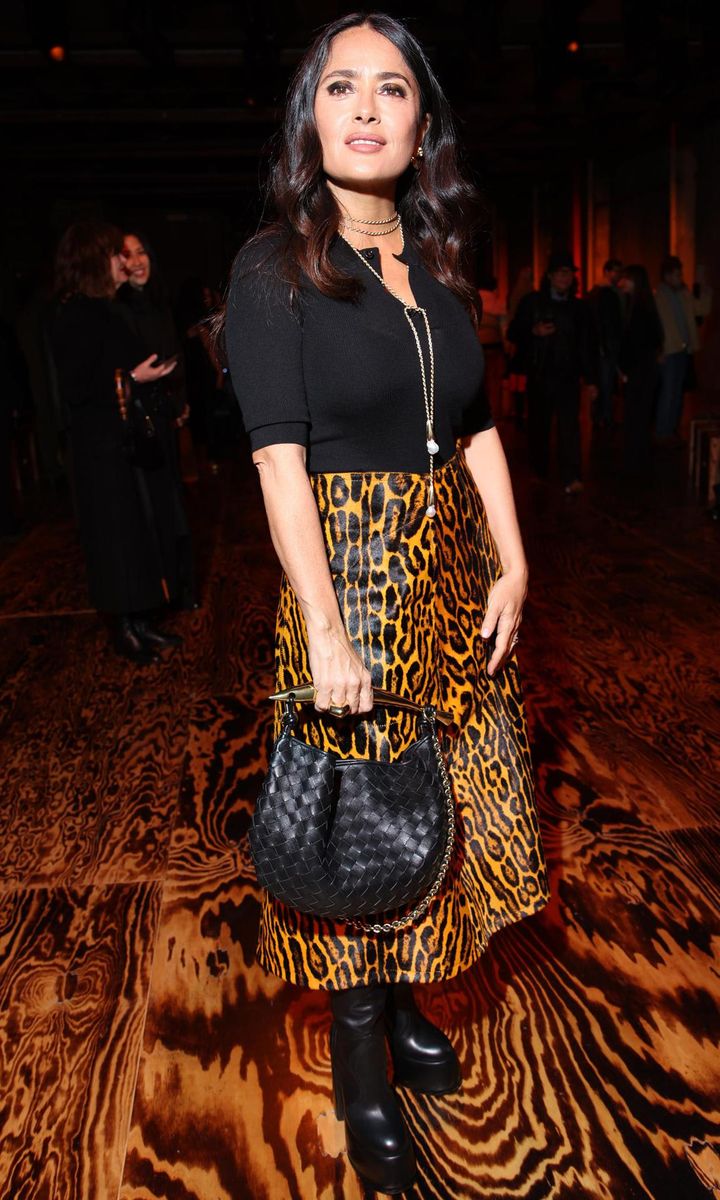Salma Hayek in Bottega Veneta