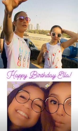 JLo shares a picture of her daughter Emme with A Rod's daughter Ella