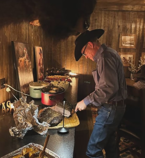 Corinna Schumacher and her daughter, Gina, shared photos from their festive celebration at the family’s Texas ranch. 