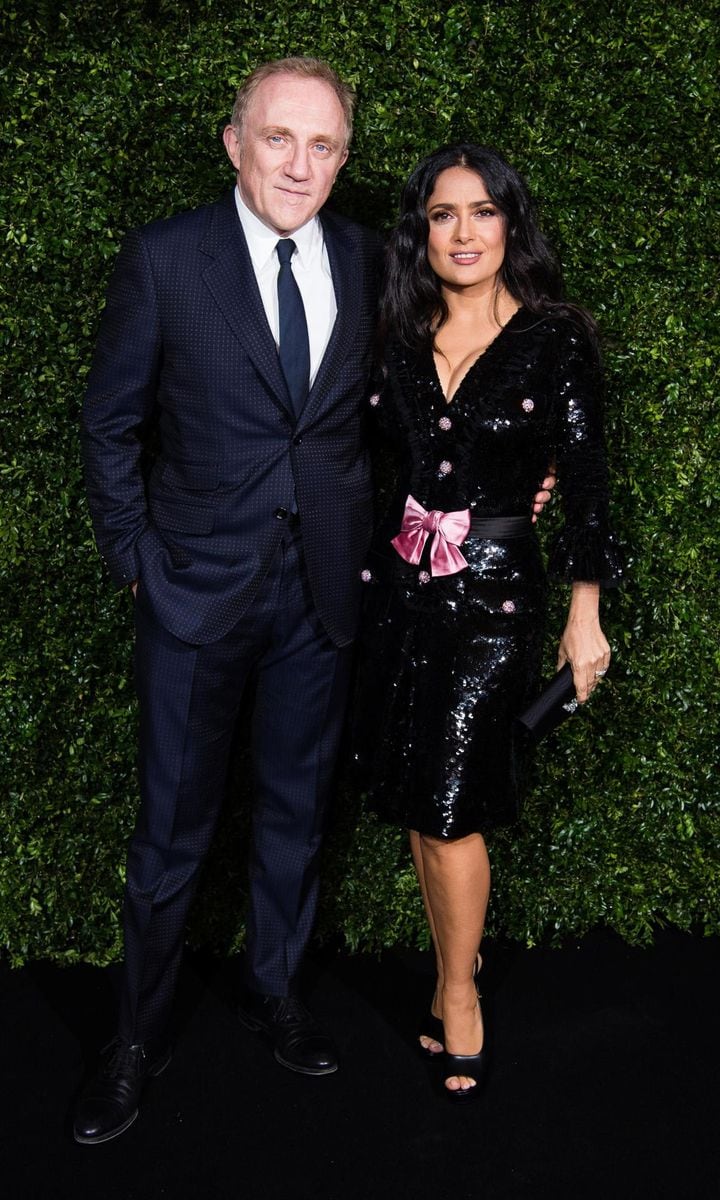 Francois Henri Pinault and Salma Hayek