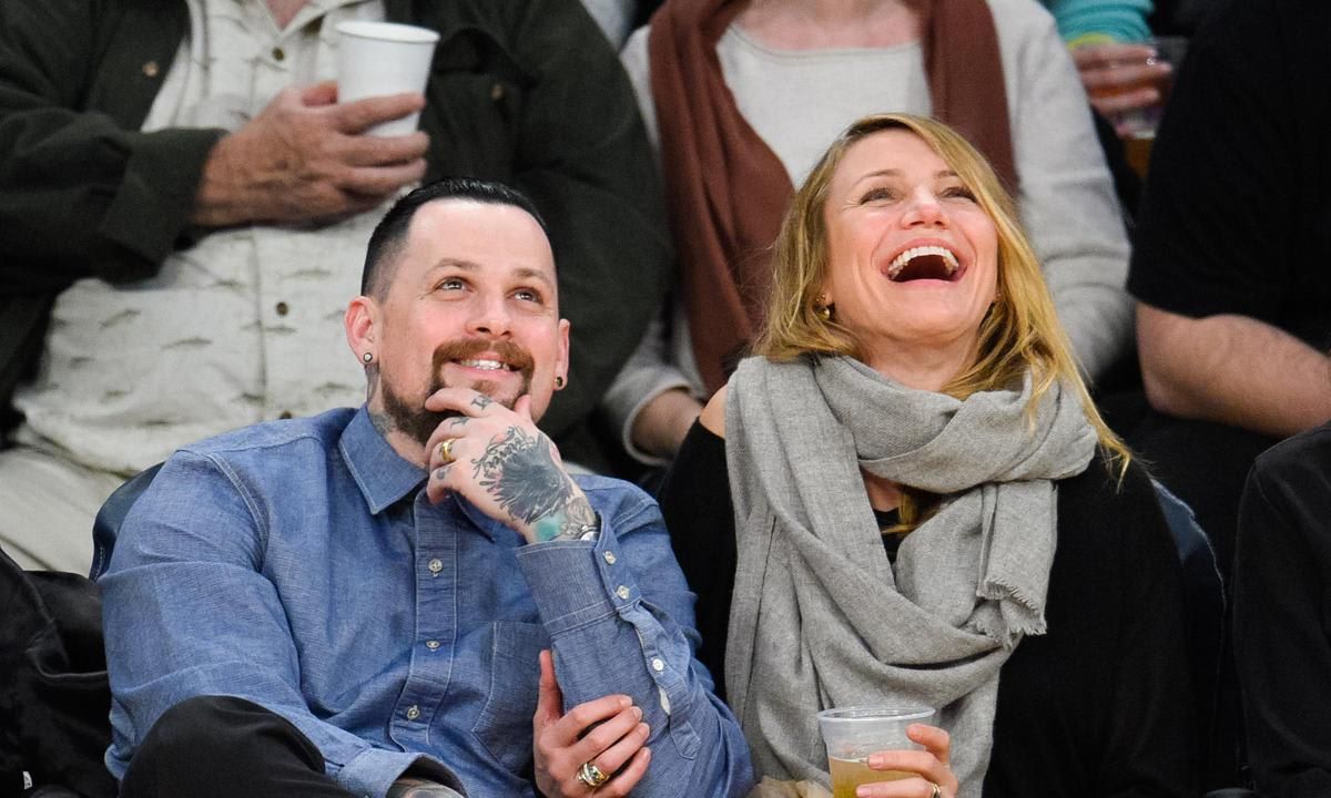 Celebrities At The Los Angeles Lakers Game