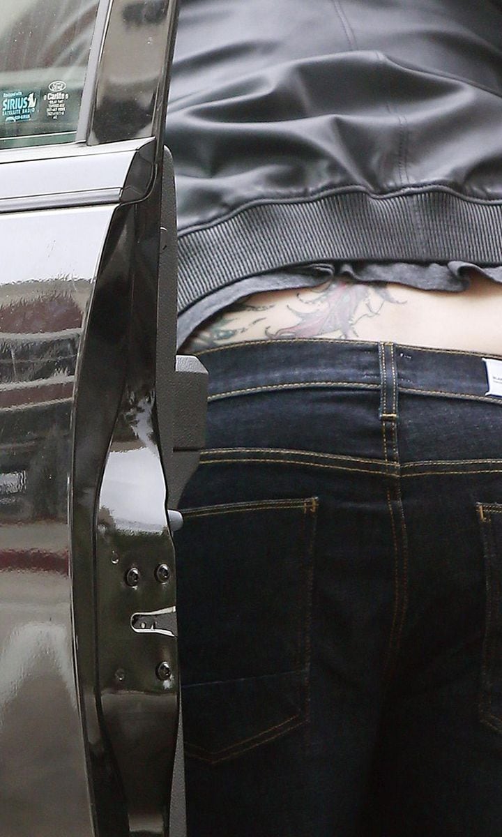 Ben Affleck back tattoo
