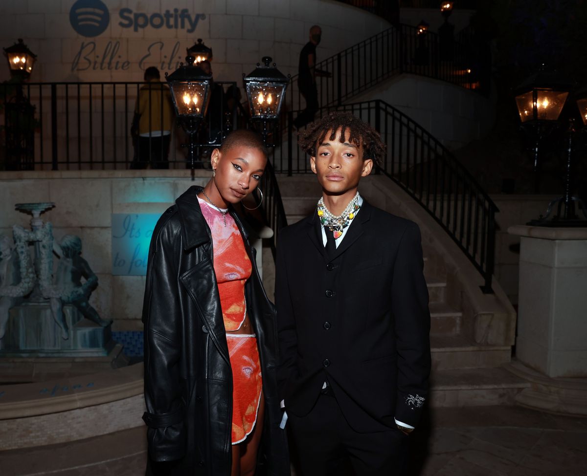 Willow and Jaden Smith at the "Happier Than Ever: The Destination" celebration in 2021