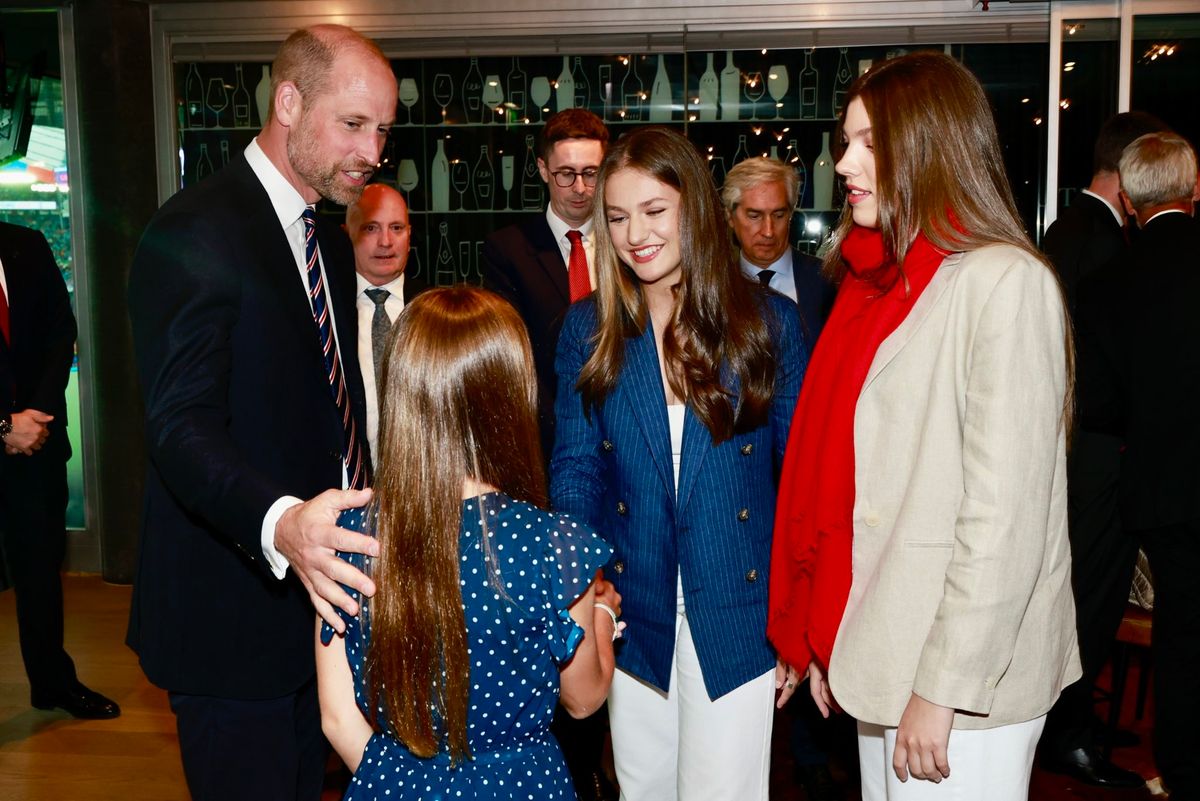 Princess Charlotte meets Infanta Sofia and Princess Leonor