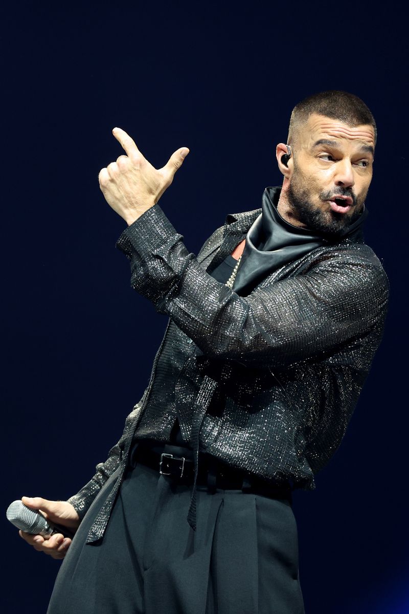  Ricky Martin performs live at Qudos Bank Arena on November 10, 2025 in Sydney, Australia. 
