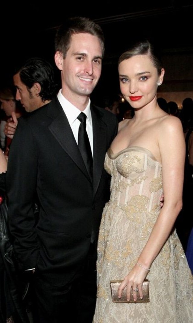 Miranda Kerr thought her husband Evan Spiegel had 'flaky skin' when