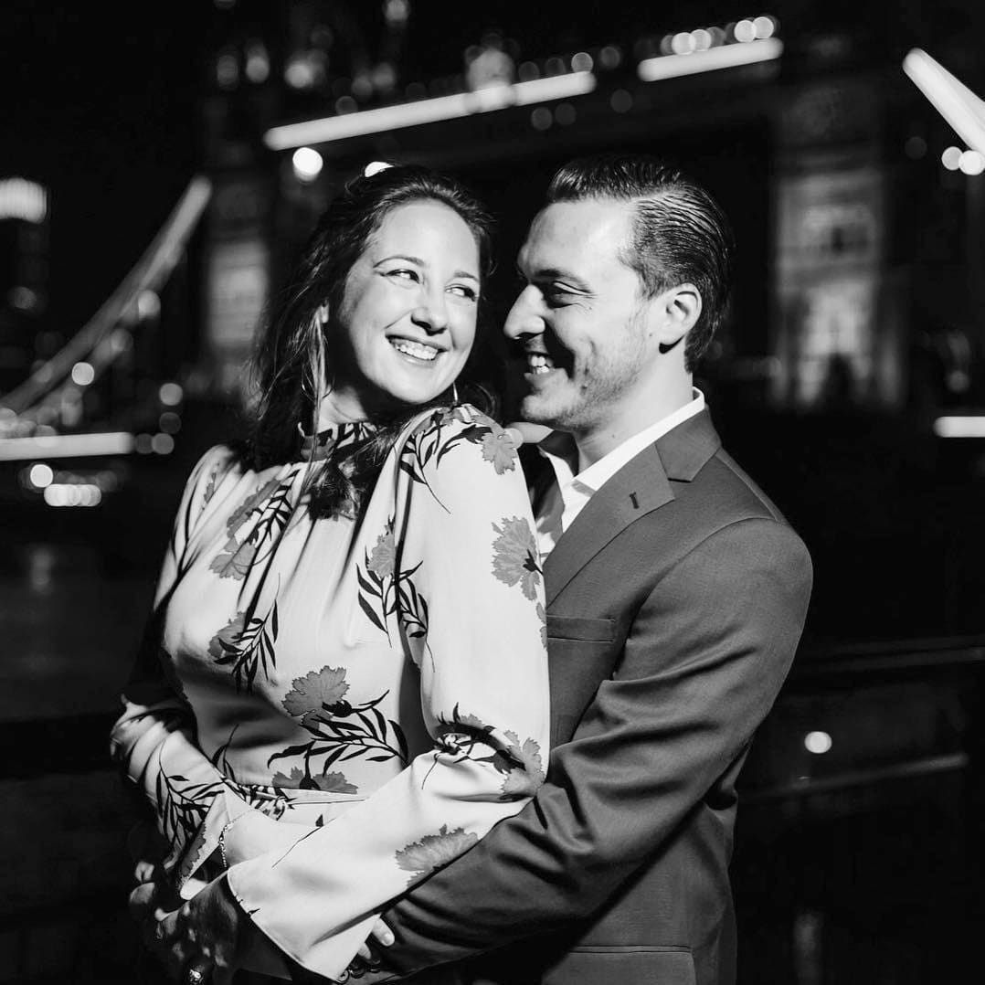 The couple’s wedding has been postponed due to the COVID 19 pandemic