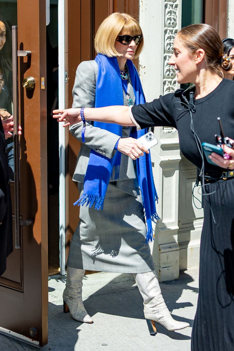 Anna Wintour attends the Ralph Lauren Collection Fall 2025 on April 17, 2025 in New York City. (Photo by The Hapa Blonde/GC Images)
