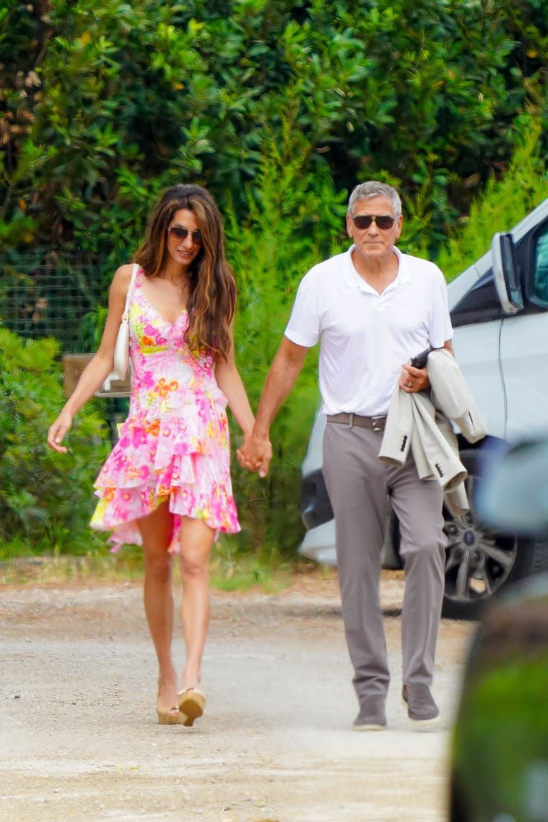 Amal and George Clooney