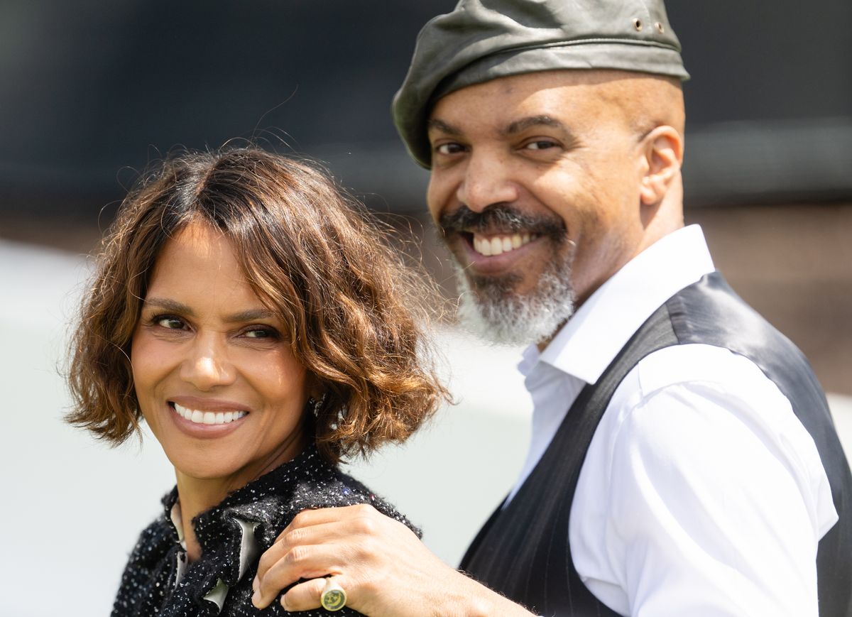 Halle Berry and Van Hunt on May 13, 2025 in Cannes, France.