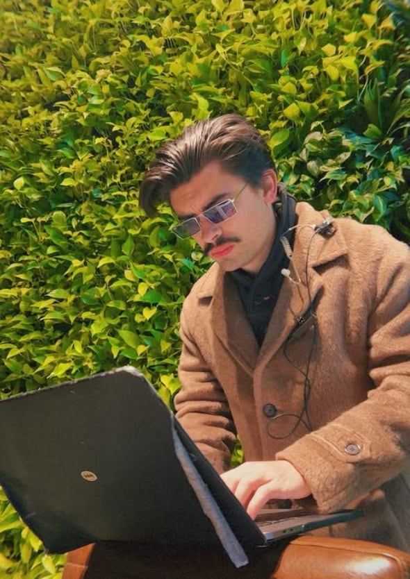 Michael Consuelos shared a look at his impressive mustache