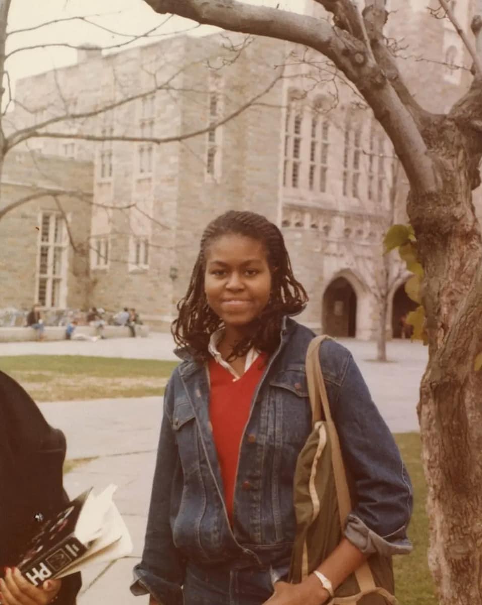 The original image comes from her time at Princeton University in the early 1980s