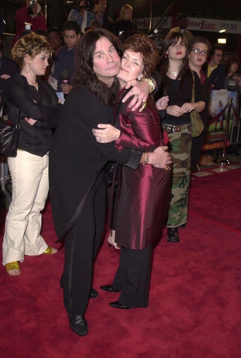 Sharon Osbourne & Ozzy Osbourne during Hollywood Premiere of "Little Nicky" at Mann Chinese Theatre in Hollywood, California, United States