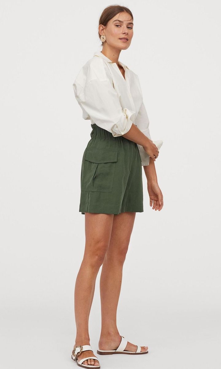 Paperbag shorts from H&M