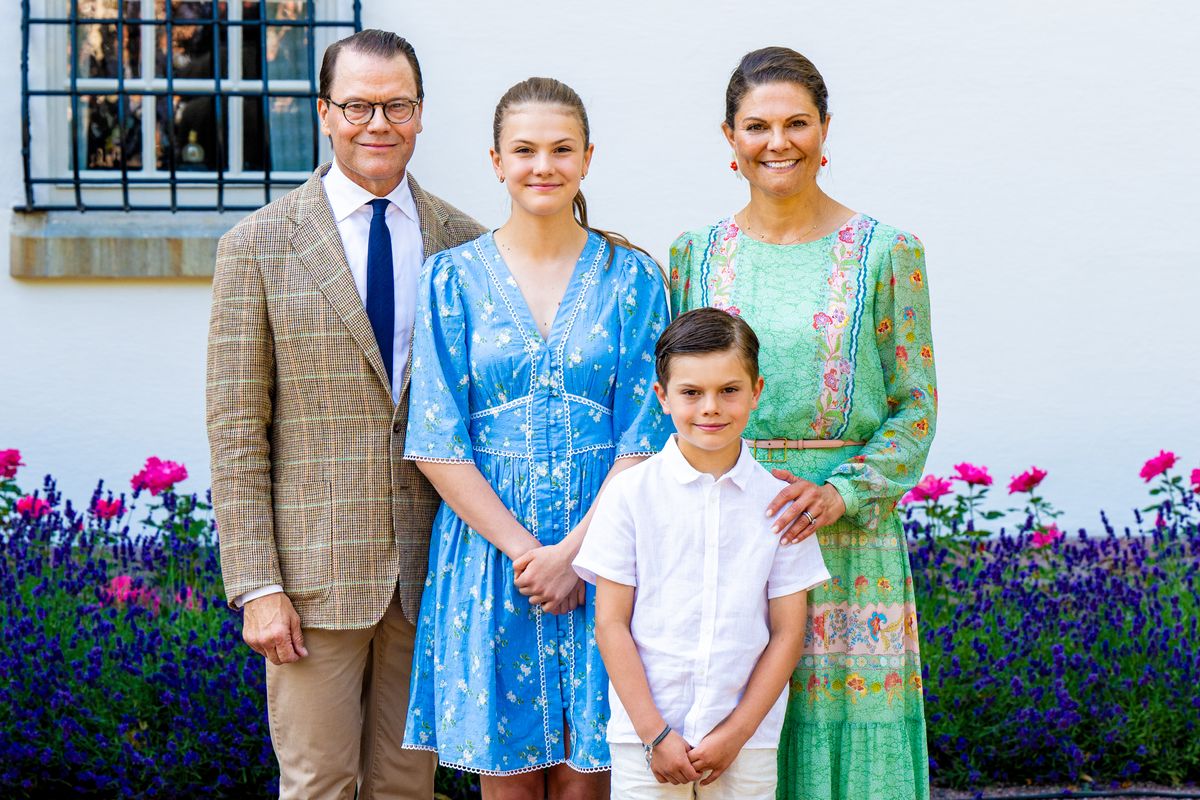 Crown Princess Victoria, Prince Daniel, Princess Estelle, Prince Oscar summer photos