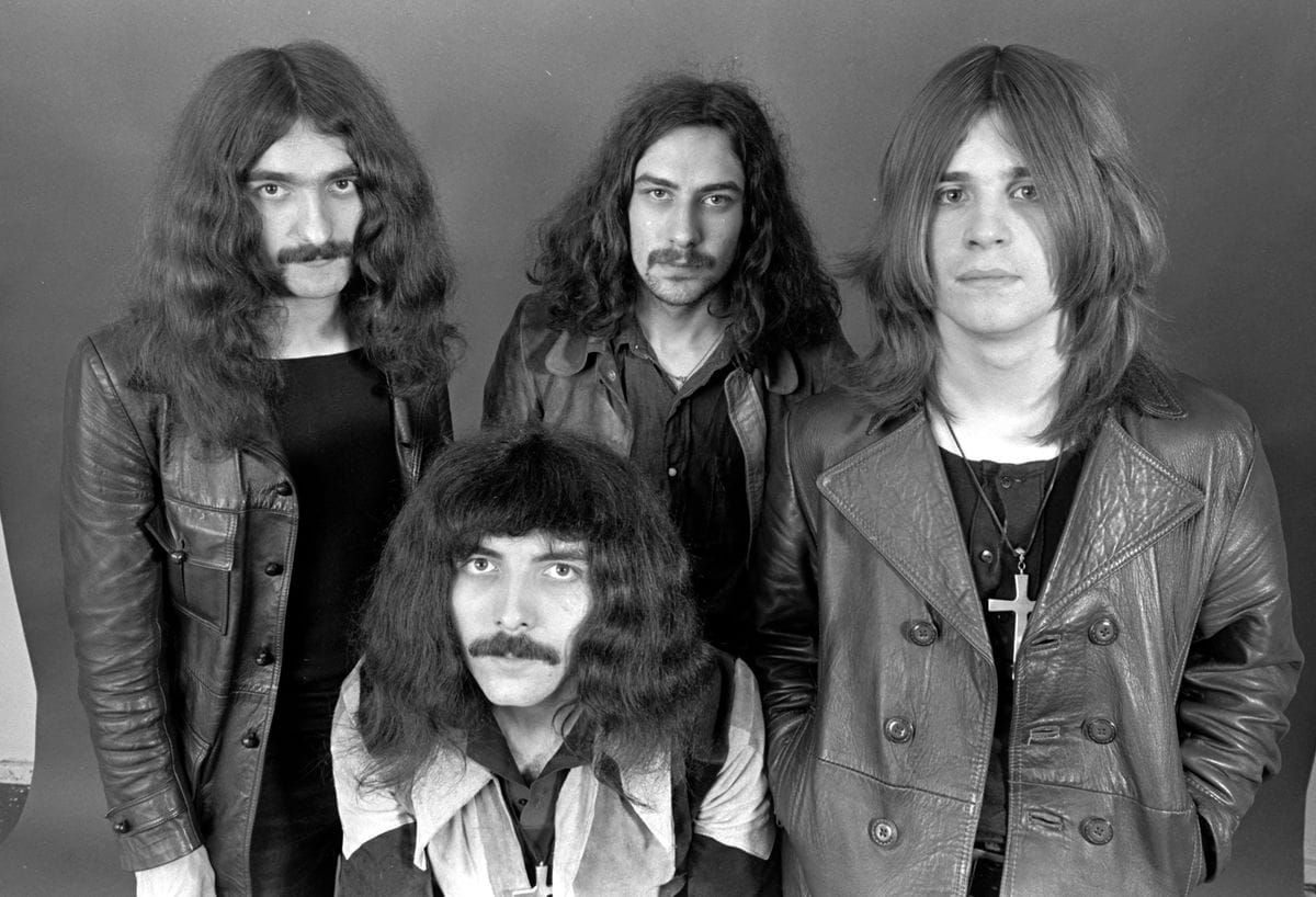Black Sabbath, 1970: Geezer Butler, Tony Iommi, Bill Ward, Ozzy Osbourne in , 