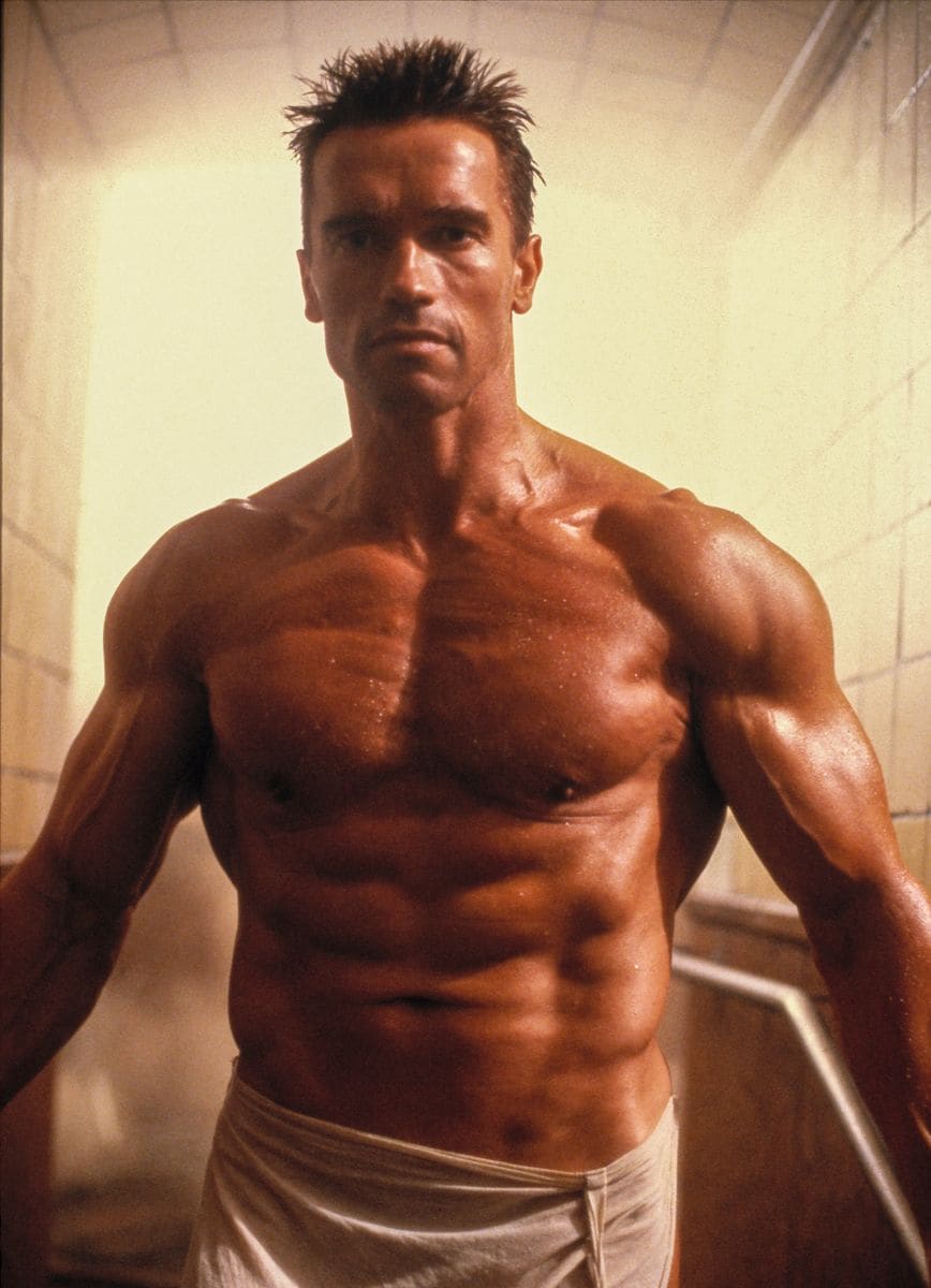 Arnold Schwarzenegger in "Red Heat" directed by Walter Hill, 1988 (Photo by Rolf Konow/Sygma/Sygma with Getty Images)