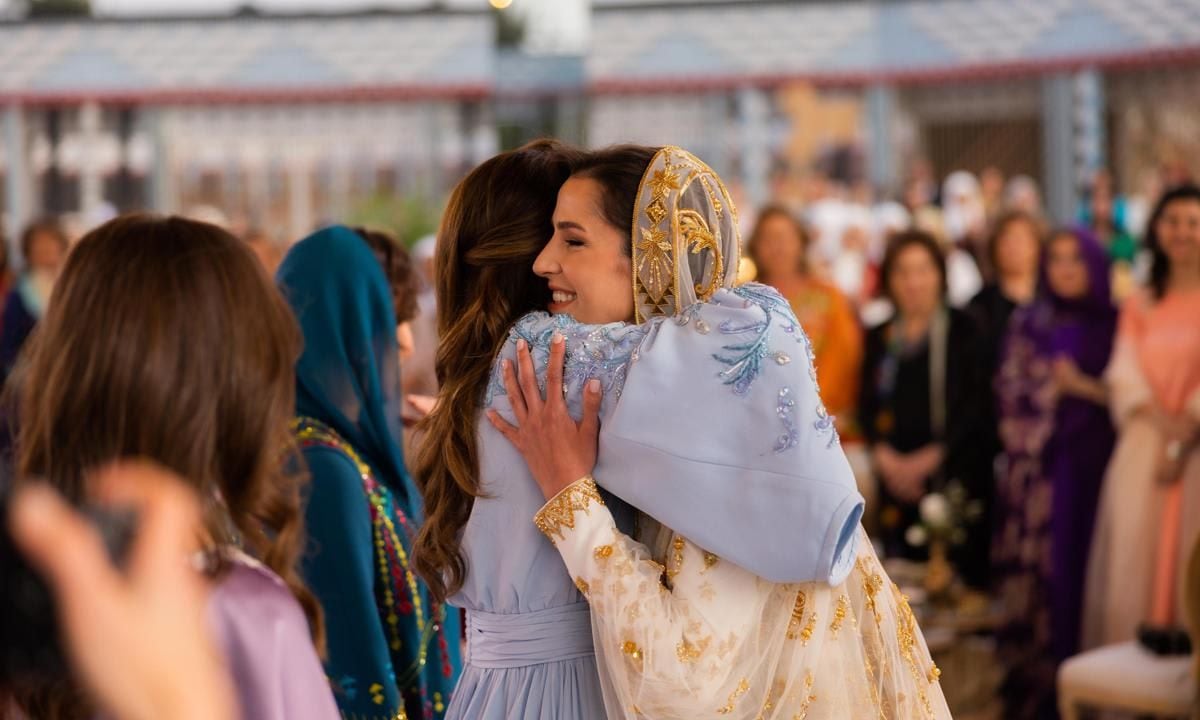 Queen Rania said that like any mother, she's always dreamed of her son Crown Prince Hussein's wedding.