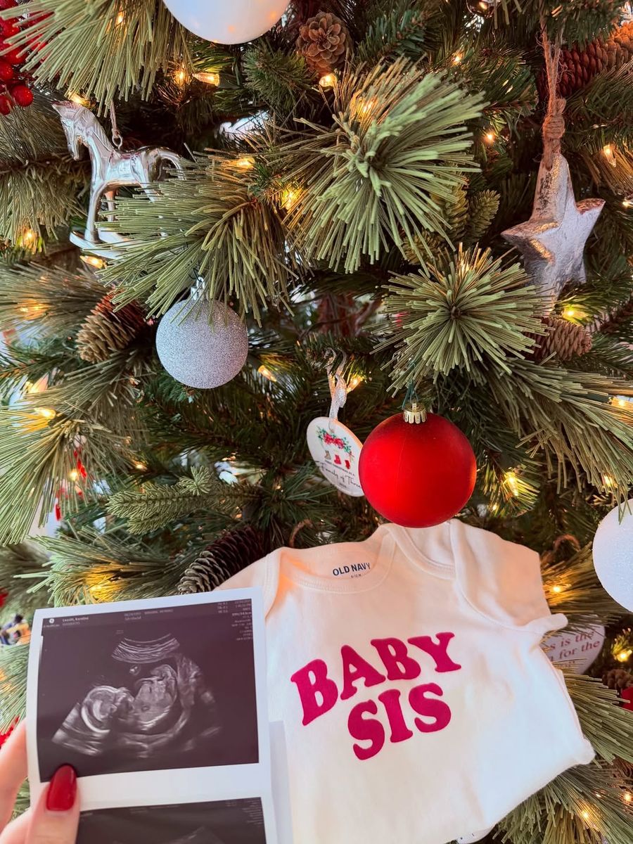 Leavitt shared a photo of her baby's sonogram