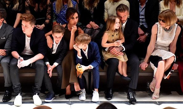 The Beckham family and Anna Wintour
Photo: Getty Images