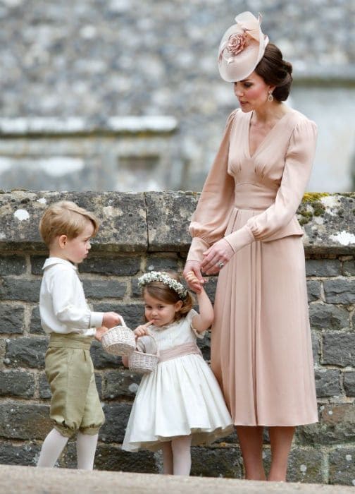prince george princess charlotte wedding