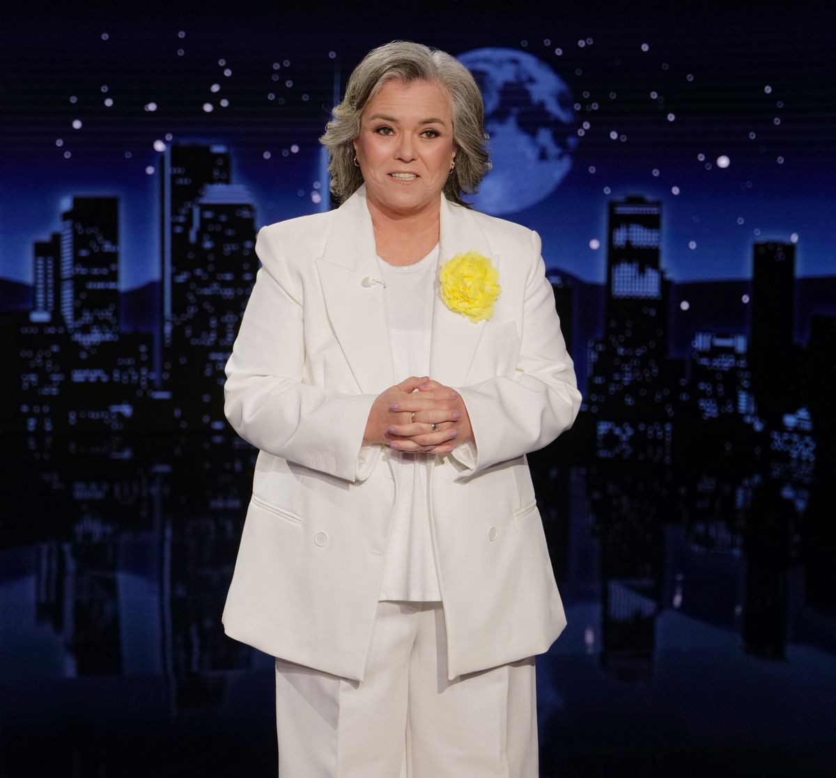 Rosie O'Donnell recently hosted Jimmy Kimmel Live!
