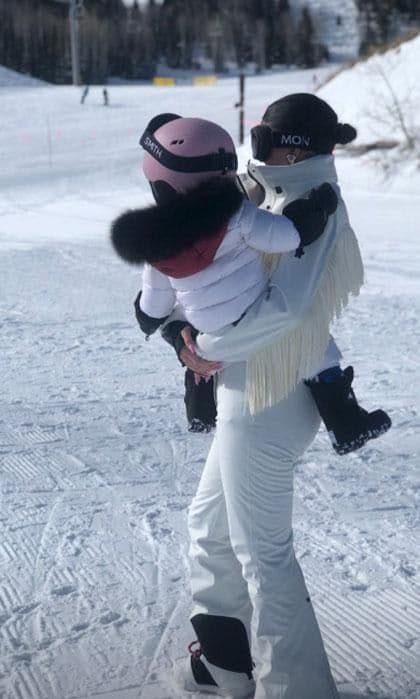 Kylie Jenner takes daughter Stormi on vacation