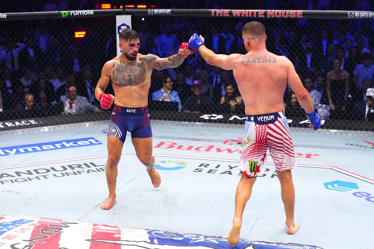 Despite sustaining significant facial injuries during the fight, Topuria showed determination throughout the bout before it was stopped on medical advice.