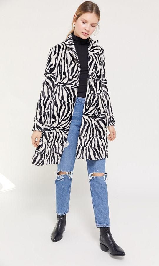Zebra print clothing and accessories