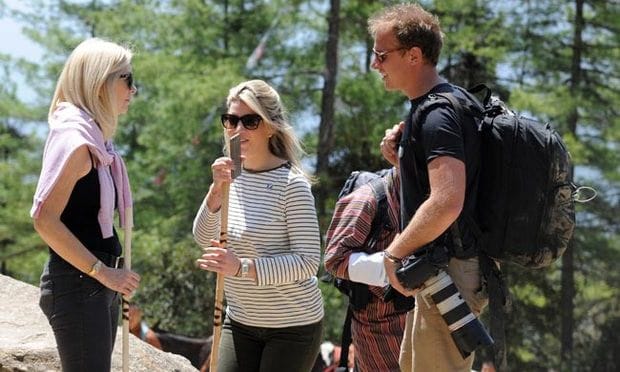 Amanda Cook Tucker, Natasha Archer and her boyfriend Chris Jackson.
<br>
Photo: Getty Images